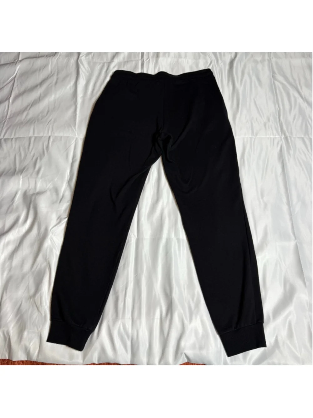 Women's GUESS Black Joggers with White Logo Trim Size M